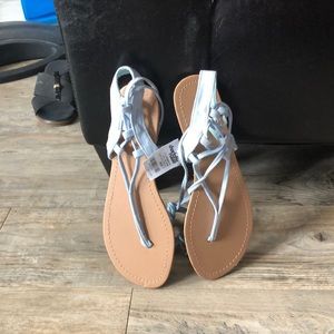 Laced sandals